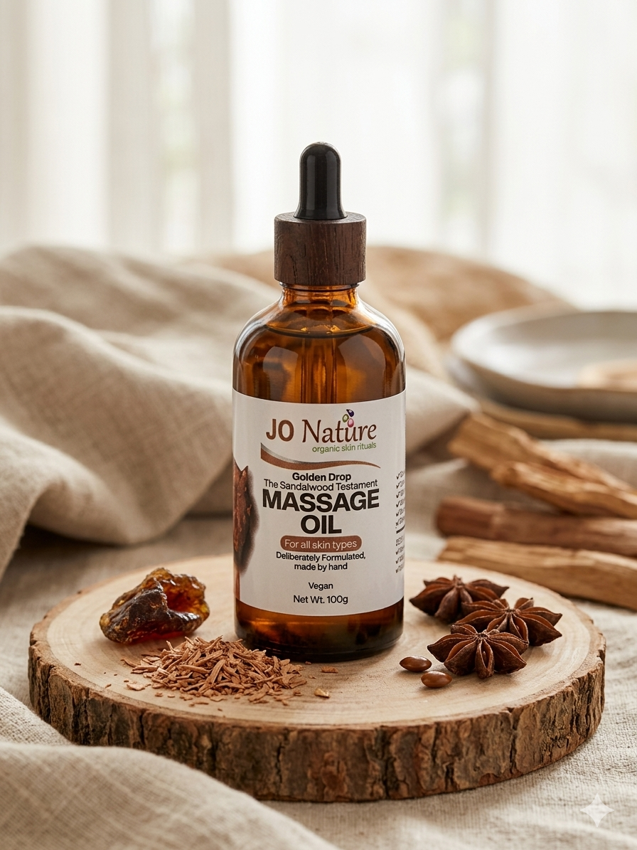 Golden Drop Massage Oil — Sandalwood